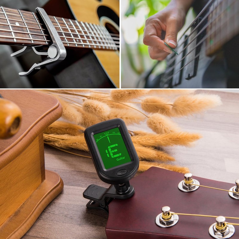 Guitar Capo Guitar Tuner Set, Guitar Accessories, Including Guitar Capo