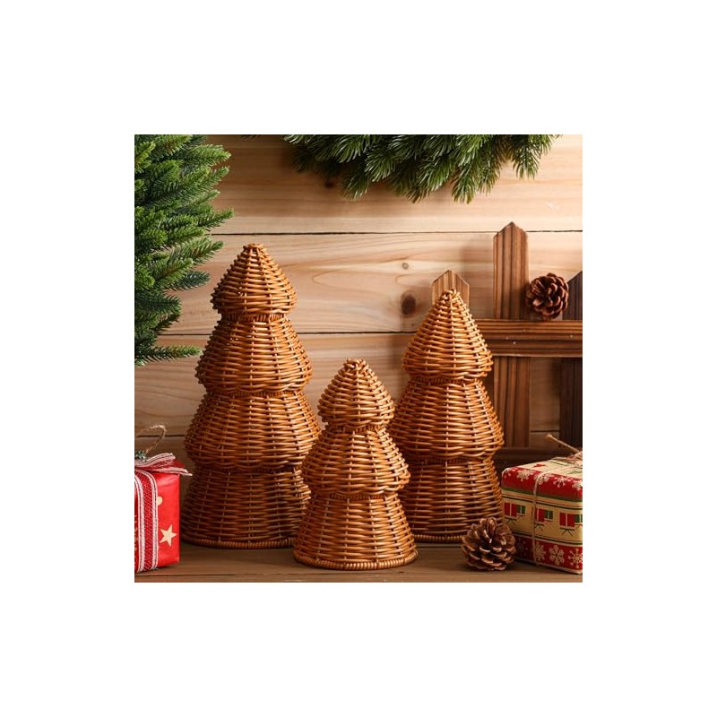 Bucherry Juego de 3 piezas de decoración de árbol de