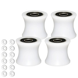 FRECCU Total Trainer Rollers/Wheels of 4 for Models DLX, DLX II, DLX III, Adv DLX, Pilates, Pilates Pro 2500, 3000, 4000，570, 2000 （White）