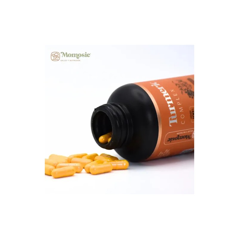 Turmeric Cúrcuma + Piperina + Boswelia + Jengibre 60 Cáps