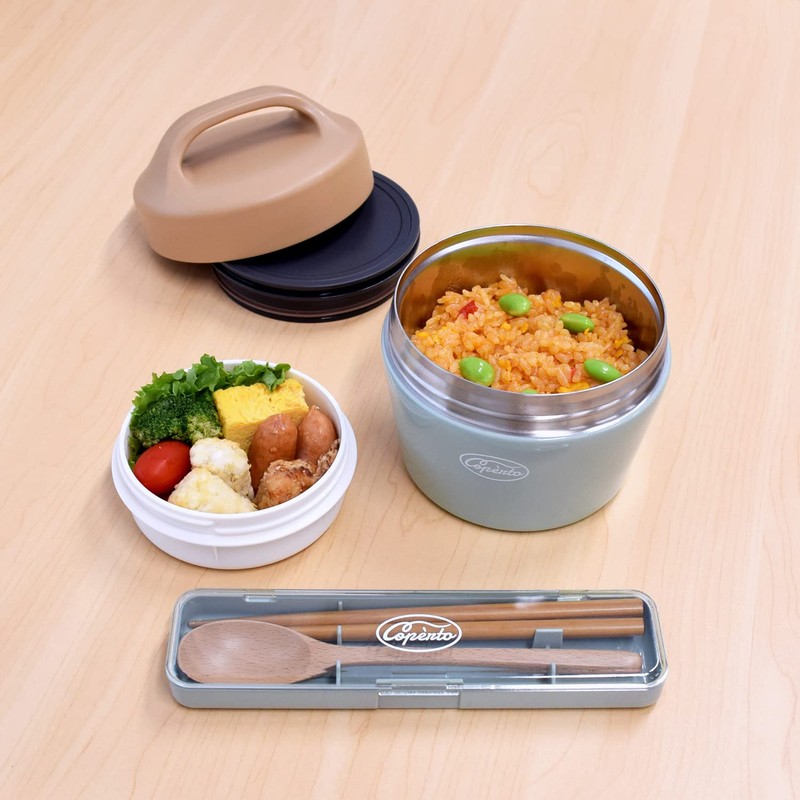 Sabu 409929 Copelt 2-Way Thermo Carry Lunch, Mint, 16.2 fl