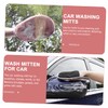 LIFKOME Reusable Car Wash Mitts Machine Washable Compact Design for