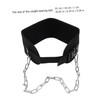 Mikinona 1Pc Weightlifting Waist Belt with Chain Durable Fitness Pull