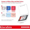 Kiorafoto 24PCS Estuche De Plástico Transparente Multicolor para Tarjetas SD