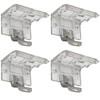 Rhixidenc 4 PCS Mounting Bracket with Metal Clip, Hidden Mounting