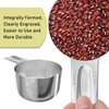 BERYLER 1PCS 1Cup (240ml, 8oz) Single Measuring Cup, Stainless Steel