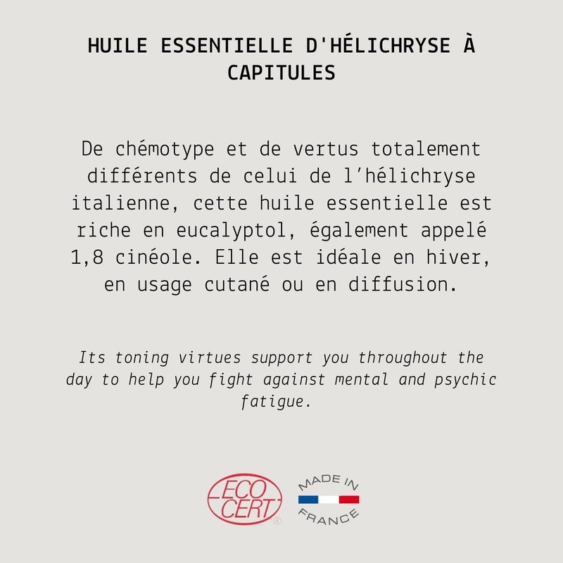 Organic Helichrysum Heads Essential Oil - MY COSMETIK - 30