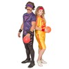 Costume Agent Dodgeball Average Joe's Adult Yellow Jersey Costume Set