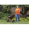 Agri-Fab Broadcast Spreader 45-0576, 110 lb Capacity, Orange/Black