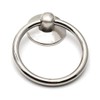 bnafes Drawer Ring Pull Drop Ring Knobs in Silver Tone