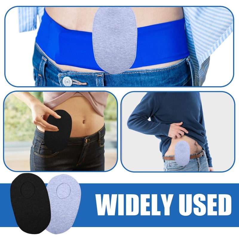 MIRKUZI Ostomy Bag Covers 2 Piece Ostomy Bag Set Ostomy