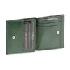 Small Leather Boxed Style wallet with large coin compartment LEAS,