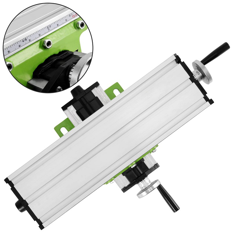 MUKLEI 12.2 Inches Milling Machine Worktable, Multifunction Mill Working Table,