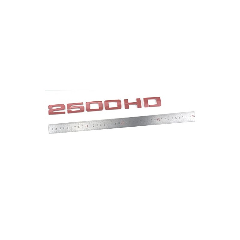 Aimoll 1pcs 2500HD Nameplates Emblems,3D Decal Badges Glossy for Gm