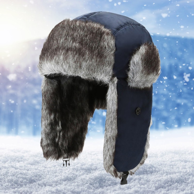 Winter Warm Hat Fleece Winter Hat Windproof Head Warmer for