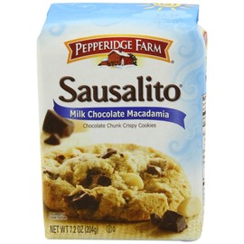 Pepperidge Farm Chocolate Chunk Crispy Cookies, Sausalito Milk Chocolate Macadamia, 7.2 Ounce (pack of 5)