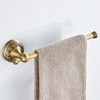 Flybath Open Towel Ring Antique Brass Exquisite Pattern Carving Hanger