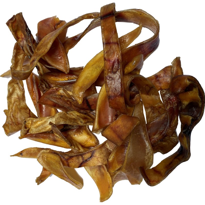 HDP Pig Ears Strips Dog Chews Size:2 LB