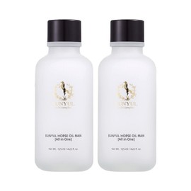 Eunyul Horse Oil Men's Skin Lotion Essence All-in-One 125ml 2 Pieces / 마유 남자 스킨 로션 에센스 올인원 125ml 2개