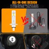 AUIMSOCO 2x H1 LED Headlight Bulbs Conversion Kit High Low
