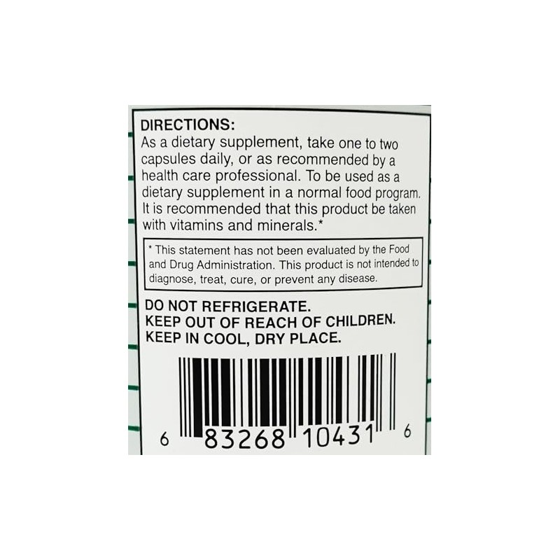 Pure L Glutamine 500 mg 250 caps