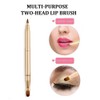 Exquisitos aplicadores profesionales de brochas de labios retráctiles, lápiz labial