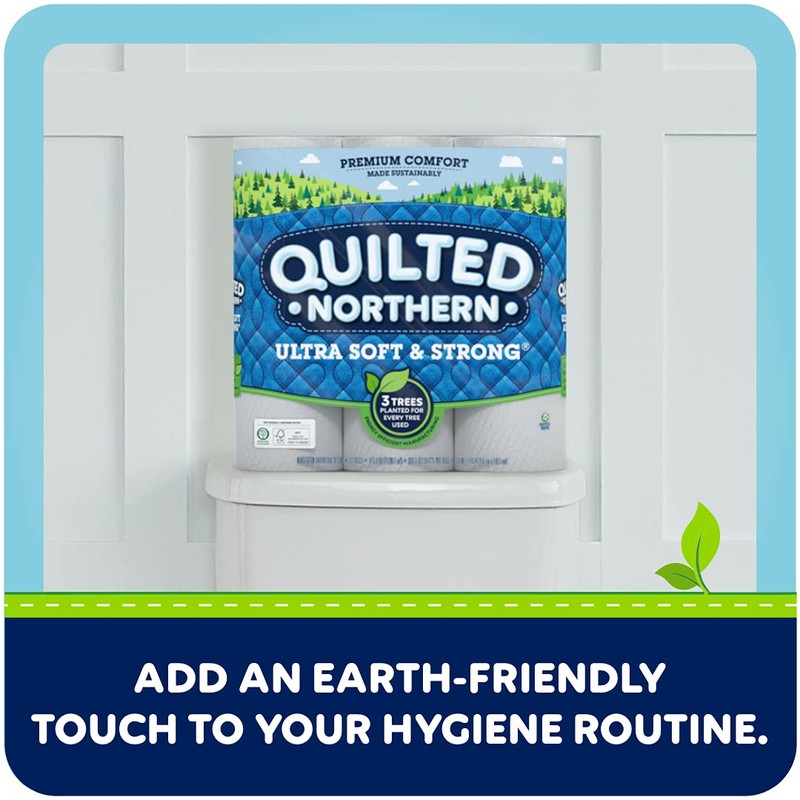 Quilted Northern Ultra Soft & Strong Toilet Paper, 12 Mega