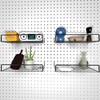 MENEONE Pegboard Shelves, Peg Board Hooks, for Organizing Various Tools,