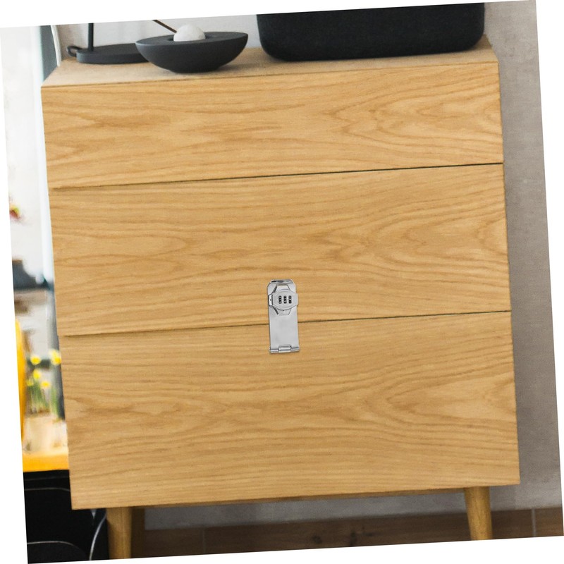 KONTONTY Secure Your Cabinets This Stainless Steel Mechanical Password Lock