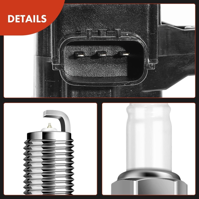 A-Premium Set of 8 Ignition Coil Pack and Iridium Spark