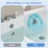 6.1 Inch Bathtub Overflow Drain Cover, Bath Tub Stopper Universal