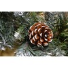 90cm (3ft) Frosted Glacier Christmas Swag with Pine Cones