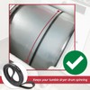 SPARES2GO Poly-V Drive Belt for Bush BCGBTD8HP TD7CNBCW Tumble Dryer