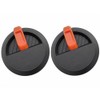 Firsgrill professional replacment Blackstone Griddle grills valve Knobs (2-Pack Black)