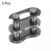 sourcing map 5Pcs #25 Chain Master Connector Link Roller, 1/4"