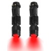 HinsGEAR 2 Pack Red Flashlight LED Single Mode Light 1