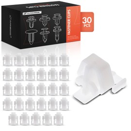 A-Premium 30PCS Nylon Body Side Moulding Clip Compatible with Honda CR-V CRV 1999-2001, Civic 1999-2011, Pilot 2003-2008, Odyssey 1999-2004