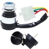 5 Wire 5 Pin Ignition Key Switch Compatible with 50cc