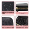 WisePoint Organ-Style Card Wallet, PU Leather Card Holder Wallet RFID