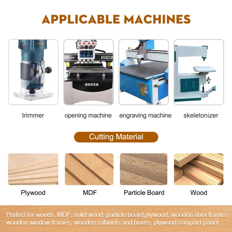 XCAN 1pcs Lock Miter Joint Router Bits 1/2-Inch Shank Wood