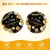 41Pcs Black Gold Retirement Party Decorations, Happy Retirement Party Supplies