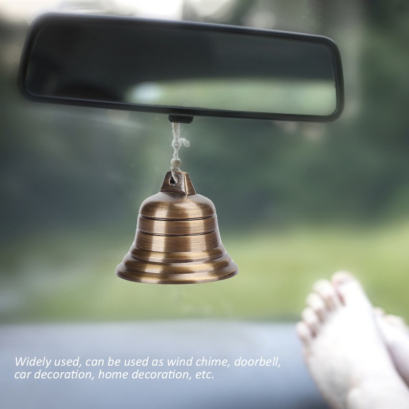 2in Small Copper Bells Handicraft Jingle Buddhism Pendants Ornaments Decoration