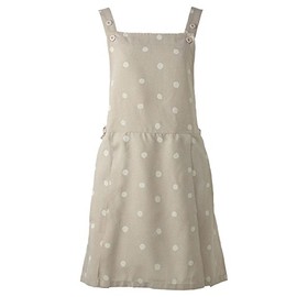 Uniworld NS-250 Nora-Style Modified Polka Dot Apron (Beige)
