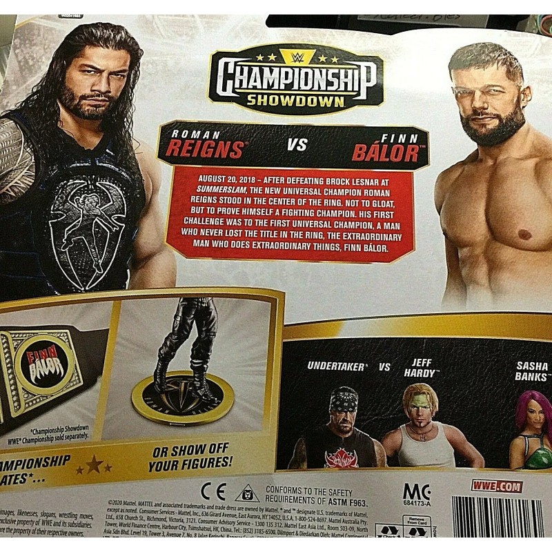 WWE 6 Inch WWE Showdown Roman Reigns vs. Finn Balor