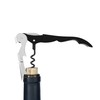 "True SS-TRU-4351 Truetap Soft Touch Double Hinged Corkscrew.5"" Black", 0.75x4.75x1