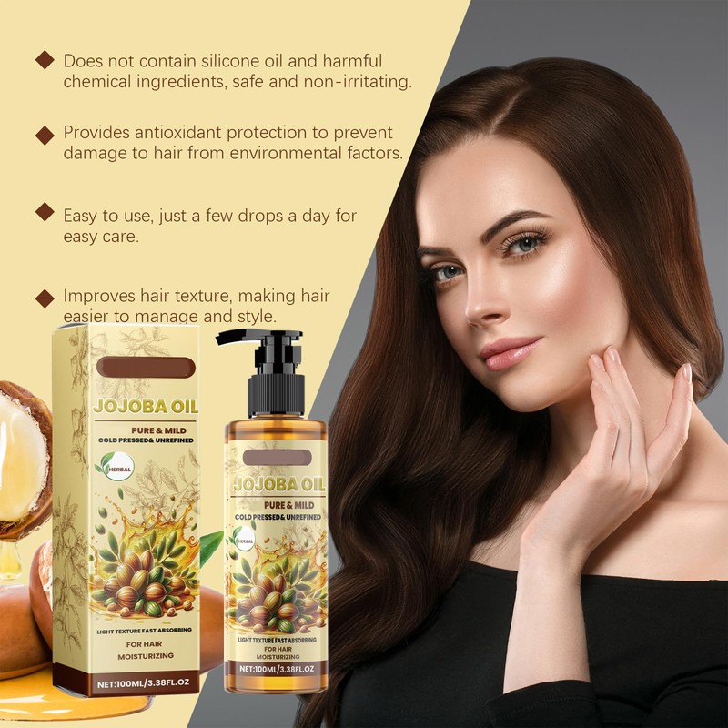 Generic Jojoba Oil for Hair Growth, Organic Jojoba Oil Cold