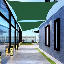 SHADEWIZ Custom Size 14' x 20' Green Rectangle Sun Shade Sail Canopy Awning for Patio Backyard Lawn Garden Outdoor Activities Commercial Grade UV Block Mesh swz0810, We Can Make Custom Sizes