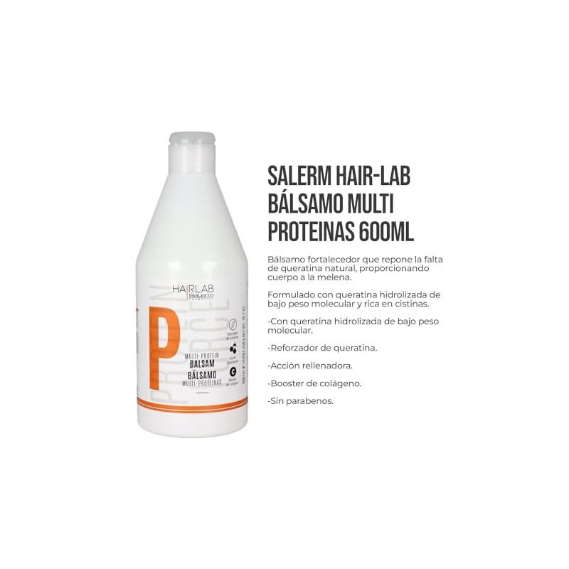 Shampoo Y Bálsamo Multi Proteínas | Sin Parabenos | Sin
