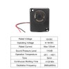 SazkJere 6 Sets DC12V 9-15V Black Electronic Mini Piezo Alarm