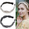2 Pcs Braided Headbands for Women,Fashion Headbands,Braid Headband Hair,ToothedHead Band